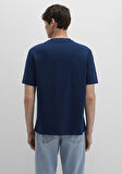 MJ Baskılı Lacivert Tişört 0612885-89353