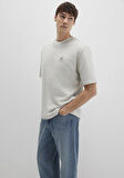 Baskılı Gri Tişört 0612846-82498
