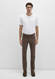 Marcus Kahverengi Comfort Gabardin Pantolon 0035190680