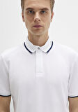 Beyaz Polo Tişört 0612893-620