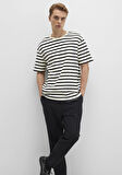 Siyah Çizgili Tişört 0612860-900
