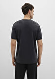 Bisiklet Yaka Siyah Basic Tişört 0612865-900