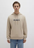 Mavi Logo Baskılı Bej Sweatshirt 0S10395-70004