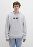 Mavi Logo Baskılı Gri Sweatshirt 0S10395-70075