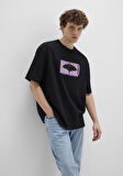 Batmann Baskılı Siyah Tişört 0612920-900