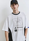 PlayStation Baskılı Beyaz Tişört 0612938-620