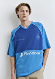 PlayStation Baskılı Mavi Tişört 0612939-70772