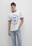 Baskılı Ekru Tişört 0612954-70057