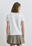 Baskılı Ekru Tişört 1613375-70057