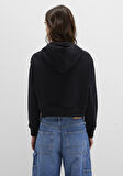 Kapüşonlu Siyah Sweatshirt 1S10386-900