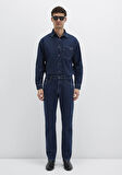Martin Mavi Black Koyu Puslu Mavi Jean Pantolon 0037890982