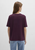 Bordo Basic Tişört 1612916-70434