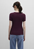 Bordo Basic Tişört 1613081-70434
