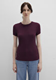 Bordo Basic Tişört 1613081-70434