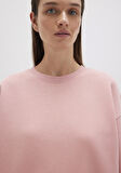 Bisiklet Yaka Pembe Basic Sweatshirt 1610198-91003