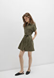 Yeşil Mini Elbise 1310723-71549