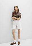 Ekru Şort 1410215-70057