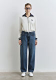 Leila Real Blue Indigo Mavisi Jean Pantolon 1010600-90997