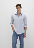 Çizgili Mavi Gömlek 0211653-90862