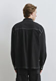 Dikiş Detaylı Siyah Gömlek 0211688-90850