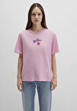 Astroloji Baskılı Pembe Tişört 1613522-71031