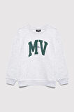 MV Baskılı Gri Sweatshirt 6S10054-88467