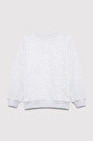 MV Baskılı Gri Sweatshirt 6S10054-88467