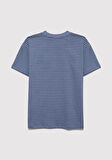 Mavi Çizgili Tişört 6610390-90788