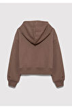 Logo Baskılı Kız Çocuk Sweat M7S10124-87181