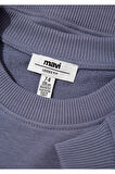 Logo Baskılı Mor Kız Çocuk Sweatshirt M7S10146-88095