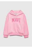 Logo Baskılı Kız Çocuk Sweat M7S10147-70972