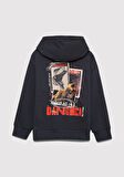 Jurassic Park Baskılı Antrasit Sweatshirt 6S10135-70087
