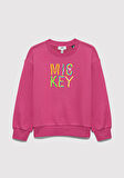 Mickey Baskılı Pembe Sweatshirt 7S10142-71085