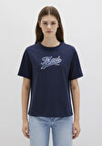 Mavi Logo Baskılı Lacivert Tişört 1613565-82318