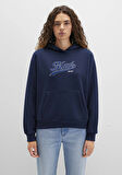 Mavi Logo Baskılı Kapüşonlu Lacivert Sweatshirt 1S10420-82318