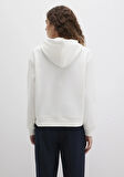 Mavi Logo Baskılı Kapüşonlu Beyaz Sweatshirt 1S10420-80194