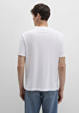 MJ Baskılı Beyaz Tişört 0612839-620