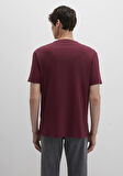 MJ Baskılı Bordo Tişört 0612839-70394