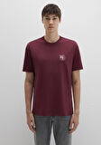 MJ Baskılı Bordo Tişört 0612839-70394