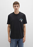 Kurukafa Baskılı Siyah Tişört 0612842-900