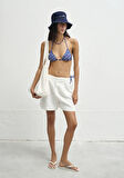 Balık Desenli Lacivert Bikini Üstü 1913627-30717