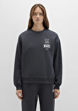 Mavi Logo Baskılı Antrasit Sweatshirt 1S10148-70087
