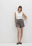 Gri Şort 1410195-70133