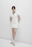 Ekru Mini Elbise 1310775-70057
