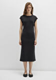 Siyah Midi Elbise 1310776-900