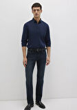 Tencel TM Liyosel Karışımlı Lacivert Gömlek 0211805-82318