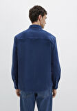 Lacivert Kadife Gömlek 0211749-80925