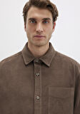 Kahverengi Kadife Gömlek 0211749-70380