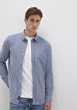 Çizgili Mavi Gömlek 0211404-91333