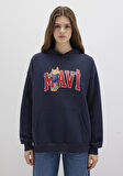 Mavi Kedi Logo Lacivert Sweatshirt 1S10461-70488